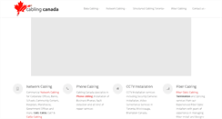 Desktop Screenshot of cablingcanada.com